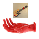 Maxbell 3D Guitar Holder Bracket Instrument Stand Rack Acoustic Studio Decoration red left