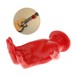 Maxbell 3D Guitar Holder Bracket Instrument Stand Rack Acoustic Studio Decoration red left