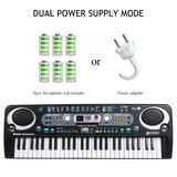 Maxbell 54 Key Digital Music Electronic Keyboard Key Board Electric Piano EU Plug