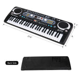 Maxbell 54 Key Digital Music Electronic Keyboard Key Board Electric Piano EU Plug