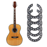 Maxbell 5/Set Soundhole Rosette Decal Sticker for 39'' inch Classic Guitar DIY Parts