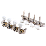 Maxbell Guitar Mandolin Tuning Pegs Keys Round Heads Machine Heads Double Hole