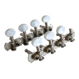 Maxbell Guitar Mandolin Tuning Pegs Keys Round Heads Machine Heads Double Hole
