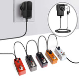 Maxbell 9V 850mA Guitar Effects Pedal Adapter Power Supply Cord Black