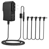 Maxbell 850mA Power Adapter for Electric Guitar Effects Pedal Tip-Negative 5 Way