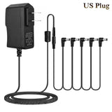 Maxbell 850mA Power Adapter for Electric Guitar Effects Pedal Tip-Negative 5 Way