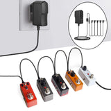 Maxbell 850mA Power Adapter for Electric Guitar Effects Pedal Tip-Negative 5 Way