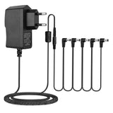 Maxbell 850mA Power Adapter for Electric Guitar Effects Pedal Tip-Negative 5 Way