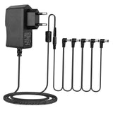 Maxbell 850mA Power Adapter for Electric Guitar Effects Pedal Tip-Negative 5 Way