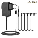 Maxbell 850mA Power Adapter for Electric Guitar Effects Pedal Tip-Negative 5 Way