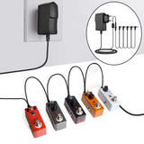 Maxbell 850mA Power Adapter for Electric Guitar Effects Pedal Tip-Negative 5 Way