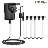 Maxbell Power Adapter Cable for Guitar Pedal Keyboard Power Supplies 5 Way Cord