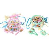 Maxbell Kids Drum Toy Music Instrument Kit Early Learning Education Toy Green