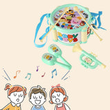 Maxbell Kids Drum Toy Music Instrument Kit Early Learning Education Toy Green