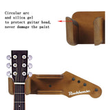 Maxbell Guitar Wall Hanger Rack for Acoustic Electric Guitar Wall Mounted