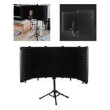 Maxbell Studio Microphone Isolation Shield Mic Sound Absorbing Foam for Vocals 5 Panels