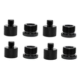 Maxbell 8Pcs Mic Stand Adapter Universal Screw Adapter Thread for Microphone Stand