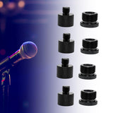 Maxbell 8Pcs Mic Stand Adapter Universal Screw Adapter Thread for Microphone Stand