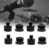 Maxbell 8Pcs Mic Stand Adapter Universal Screw Adapter Thread for Microphone Stand
