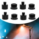 Maxbell 8Pcs Mic Stand Adapter Universal Screw Adapter Thread for Microphone Stand