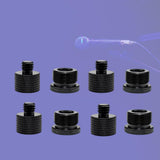 Maxbell 8Pcs Mic Stand Adapter Universal Screw Adapter Thread for Microphone Stand