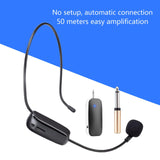 Maxbell Handheld Headset Microphone UHF Wireless Headset Mic for Speech Teaching