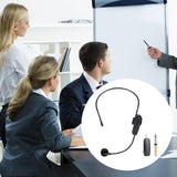 Maxbell Handheld Headset Microphone UHF Wireless Headset Mic for Speech Teaching