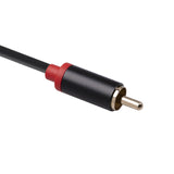 Maxbell Audio Metal 3.5mm Stereo Jack to 2 RCA Phone Cable 6.35mm to 2RCA Cable 5M