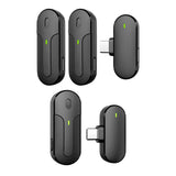 Maxbell Wireless Lapel Mic Lavalier Microphone Type C with Charging Box Professional Single Mic