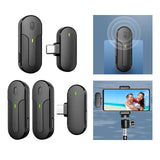 Maxbell Wireless Lapel Mic Lavalier Microphone Type C with Charging Box Professional Single Mic