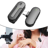 Maxbell Wireless Lapel Mic Lavalier Microphone Type C with Charging Box Professional Single Mic