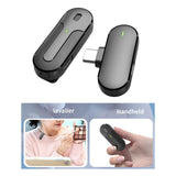 Maxbell Wireless Lapel Mic Lavalier Microphone Type C with Charging Box Professional Single Mic