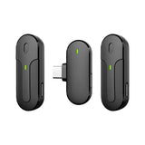 Maxbell Wireless Lapel Mic Lavalier Microphone Type C with Charging Box Professional Dual Mic