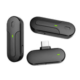 Maxbell Wireless Lapel Mic Lavalier Microphone Type C with Charging Box Professional Dual Mic