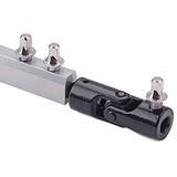 Maxbell Double Pedal Connector Arm DIY Replacement Retractable for Drum Kit Accs