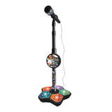 Maxbell Musical Instrument Wired Microphone Pretend Toy for Story Machine Birthday Black