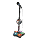 Maxbell Musical Instrument Wired Microphone Pretend Toy for Story Machine Birthday Black