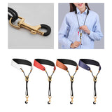 Maxbell Saxophone Neck Strap Padded Comfortable for Soprano Saxophone Bass Clarinet White