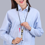 Maxbell Saxophone Neck Strap Padded Comfortable for Soprano Saxophone Bass Clarinet White