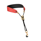 Maxbell Saxophone Neck Strap Padded Comfortable for Soprano Saxophone Bass Clarinet Red