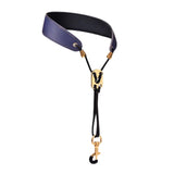 Maxbell Saxophone Neck Strap Padded Comfortable for Soprano Saxophone Bass Clarinet Blue
