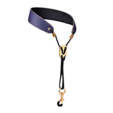 Maxbell Saxophone Neck Strap Padded Comfortable for Soprano Saxophone Bass Clarinet Blue