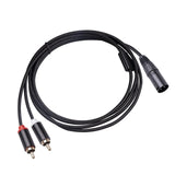 Maxbell XLR to Dual Cable HiFi Stereo for Phones Mixers Home Theater Components 2m