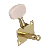 Maxbell 6x 3L3R Guitar Tuner Pegs Open Machine Heads for Acoustic Electric Guitar White