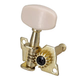 Maxbell 6x 3L3R Guitar Tuner Pegs Open Machine Heads for Acoustic Electric Guitar White