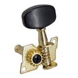 Maxbell 6x 3L3R Guitar Tuner Pegs Open Machine Heads for Acoustic Electric Guitar Black