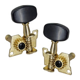 Maxbell 6x 3L3R Guitar Tuner Pegs Open Machine Heads for Acoustic Electric Guitar Black