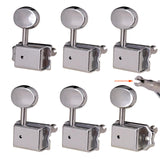 Maxbell Guitar Tuning Locking Tuners Replacement Headstocks Accessories silver