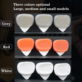 Maxbell 3Pcs Guitar Picks Thumb Finger Picks 0.6/0.96/1.2mm for Bass Acoustic Guitar Gray
