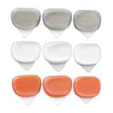 Maxbell 3Pcs Guitar Picks Thumb Finger Picks 0.6/0.96/1.2mm for Bass Acoustic Guitar Gray